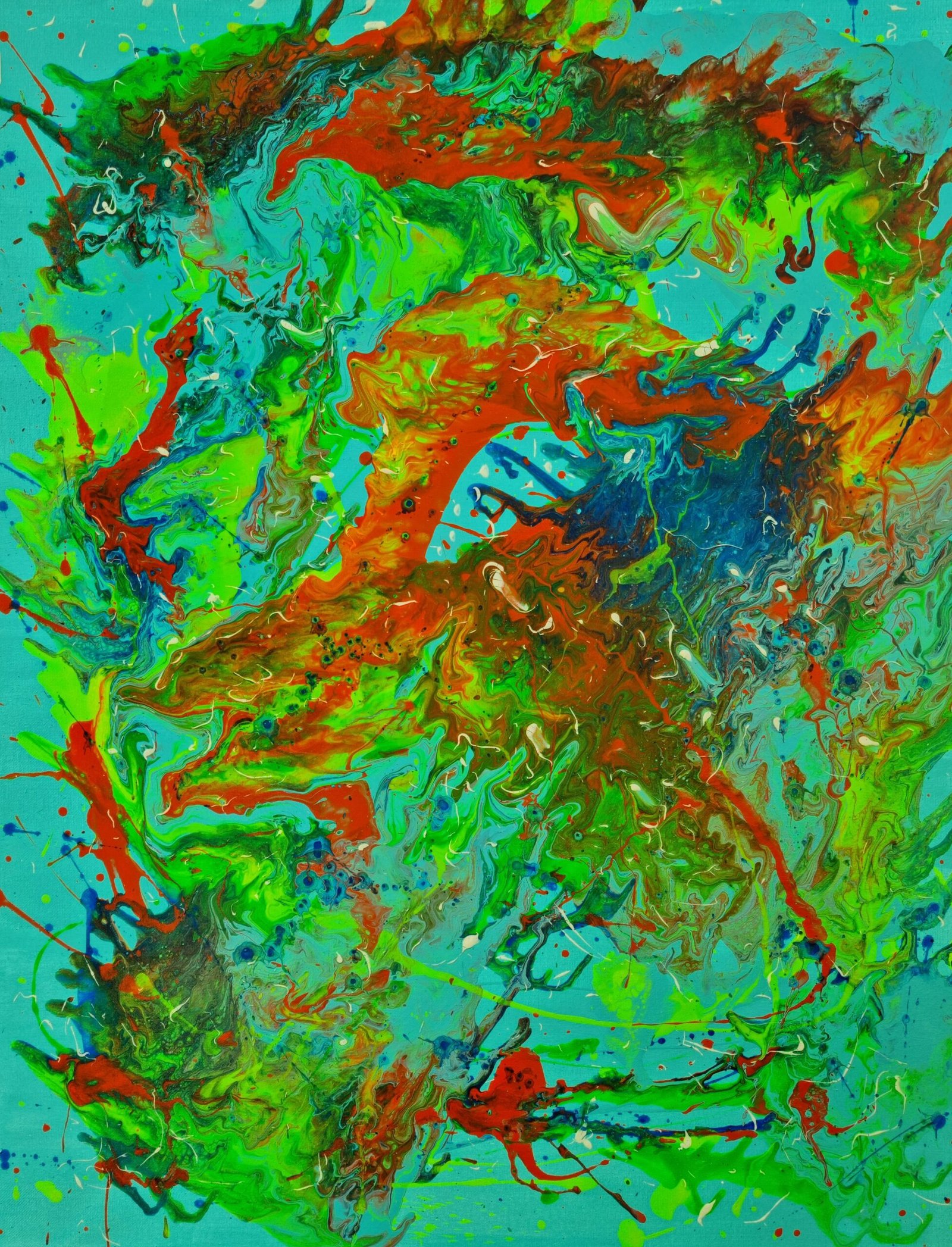 Cuadro Néctar dlopezartist Obra abstracta en la galería de arte D. López